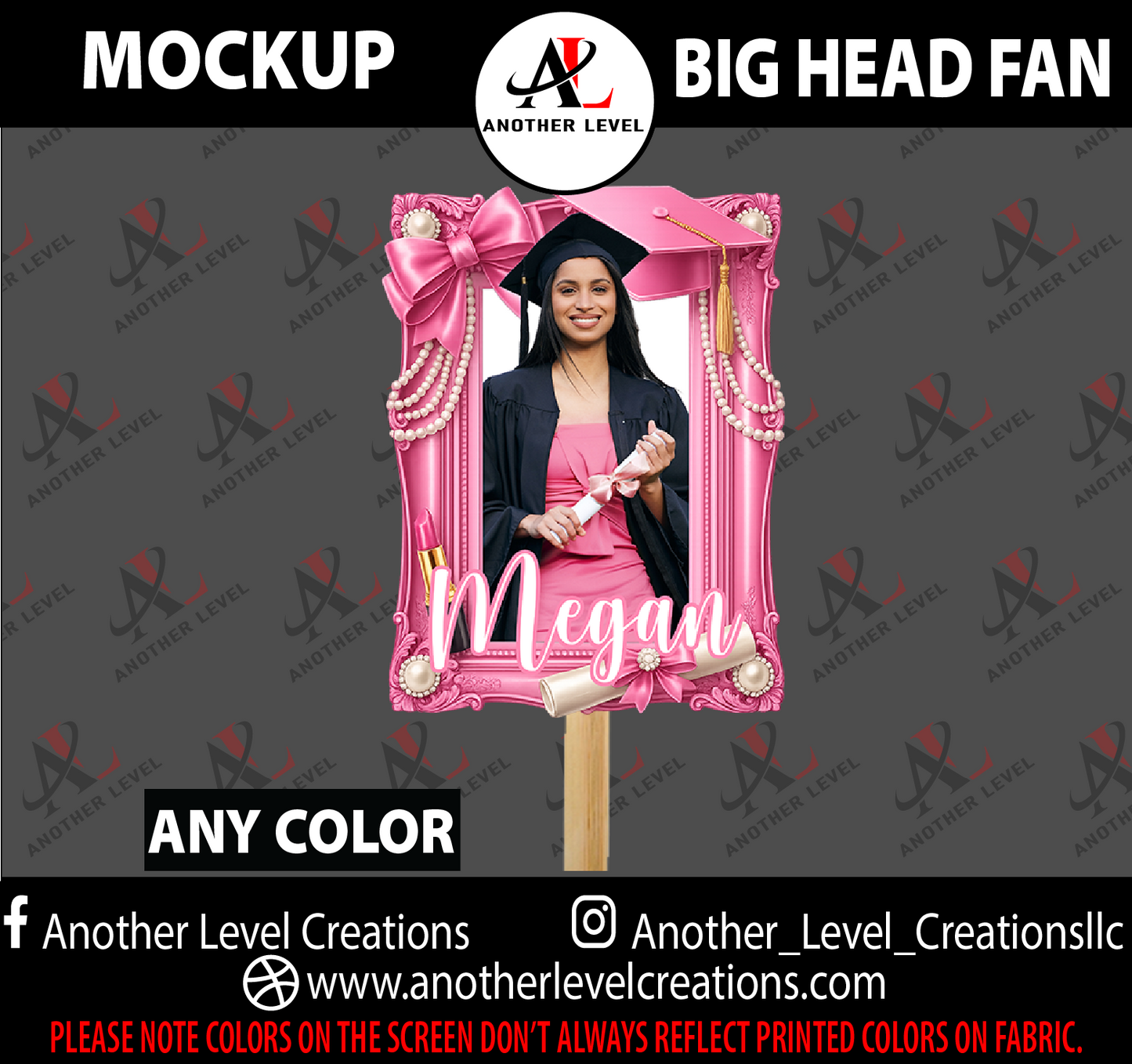 Frame Big Head Fan- ESJH Sugarette Fundraiser