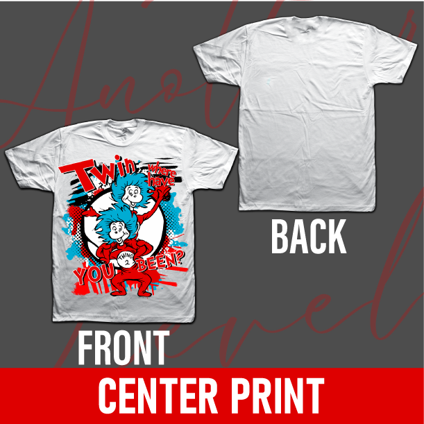 Dr. Seuss Twin All Over Print/Center Print Shirt