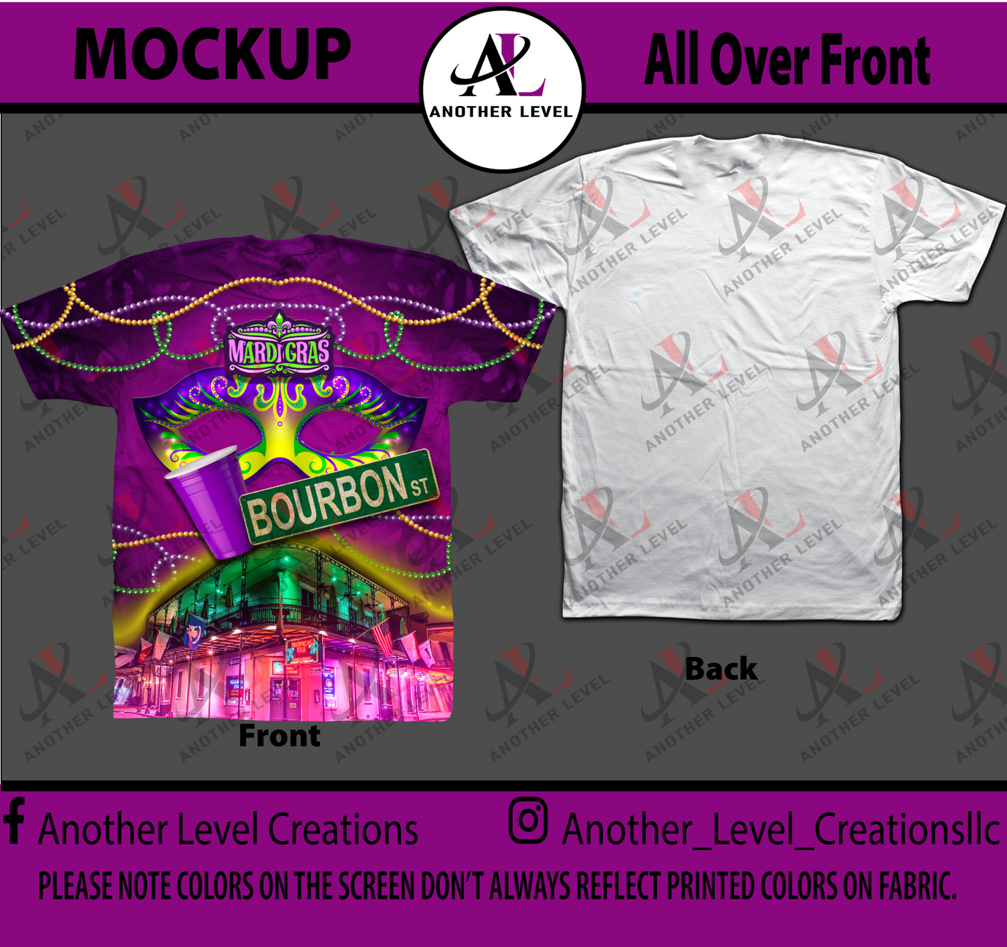 Mardi Gras Full Sub Shirt - 1
