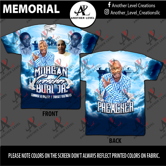 All Over Front & Back Print Shirt - Morgan