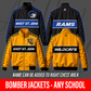 Custom School Spirit Bomber Jacket – Any School, Any Colors