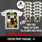 Graduation Center Print T-Shirt Package