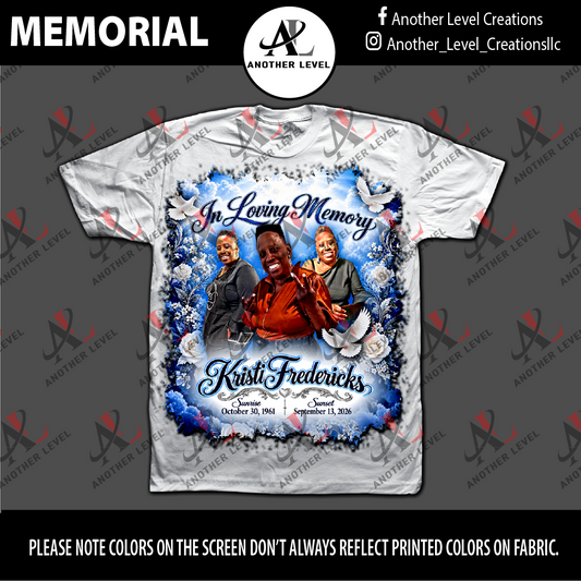 Sublimation Center Print Shirt - Kris
