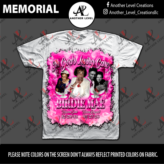 Sublimation Center Print Shirt - Birdie