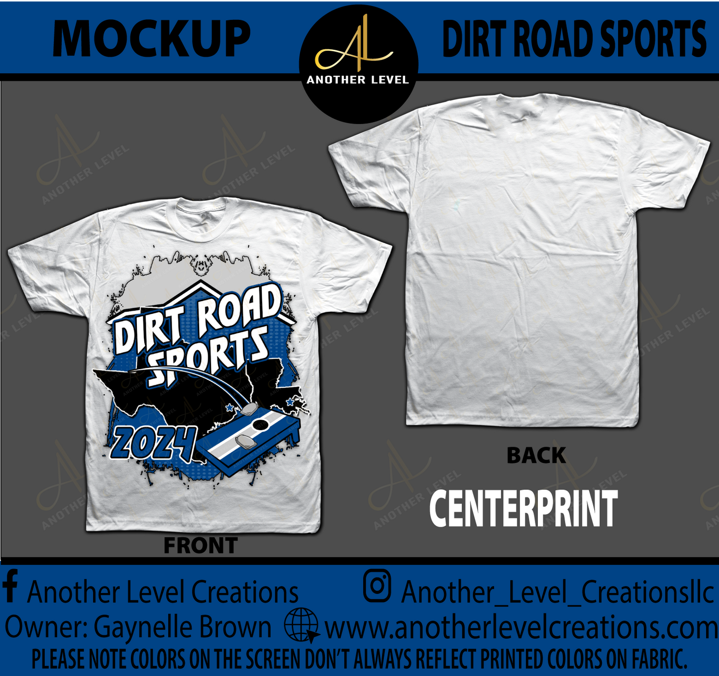 Dirt Road Sports 2024 Shirt - Order deadline Thursday, August 1st