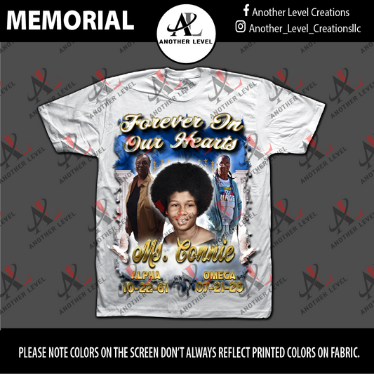 Sublimation Center Print Shirt - Connie