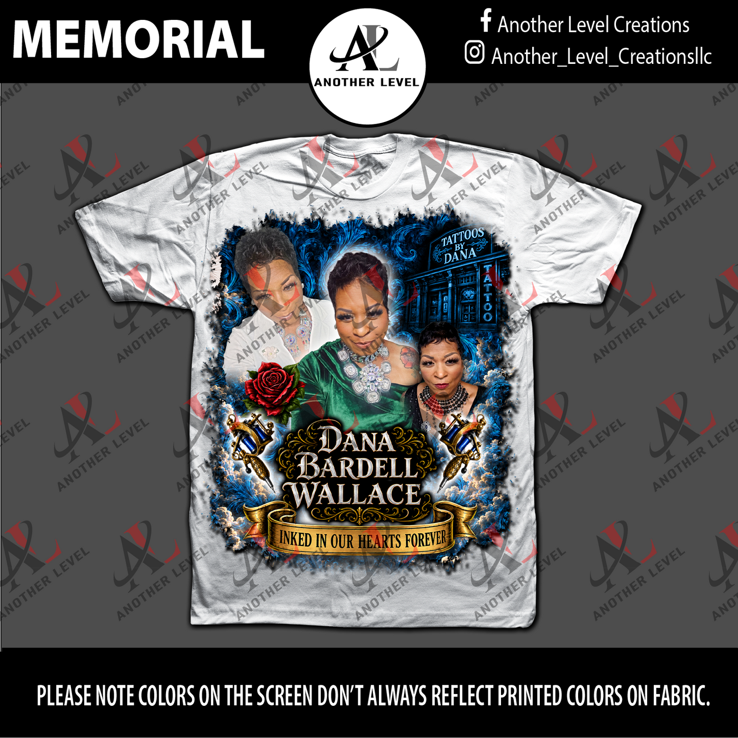 Sublimation Center Print Shirt - Dana