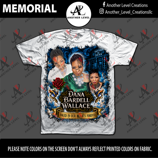 Sublimation Center Print Shirt - Dana