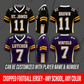 Women's Cropped Football Jersey – Any School, Any Color