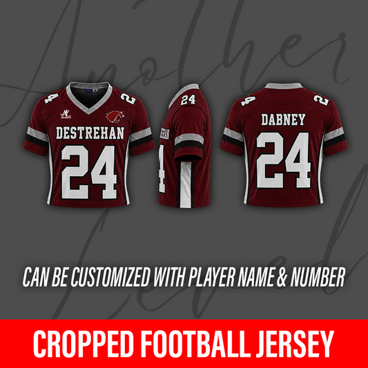 Women's Cropped Football Jersey – Destrehan High School