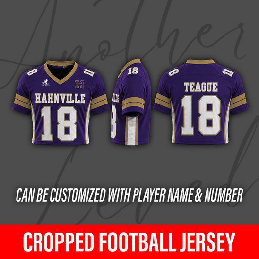 Women's Cropped Football Jersey – Hahnville High School
