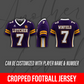 Women's Cropped Football Jersey – Lutcher High School