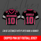 Women's Cropped Pink Out Football Jersey – Riverside Academy