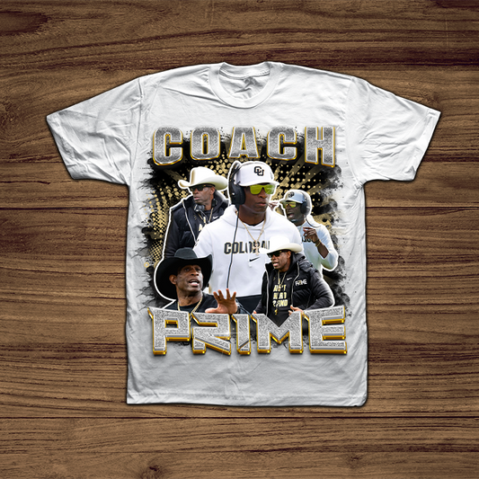 School Center Print Shirt Colorado Coach Prime