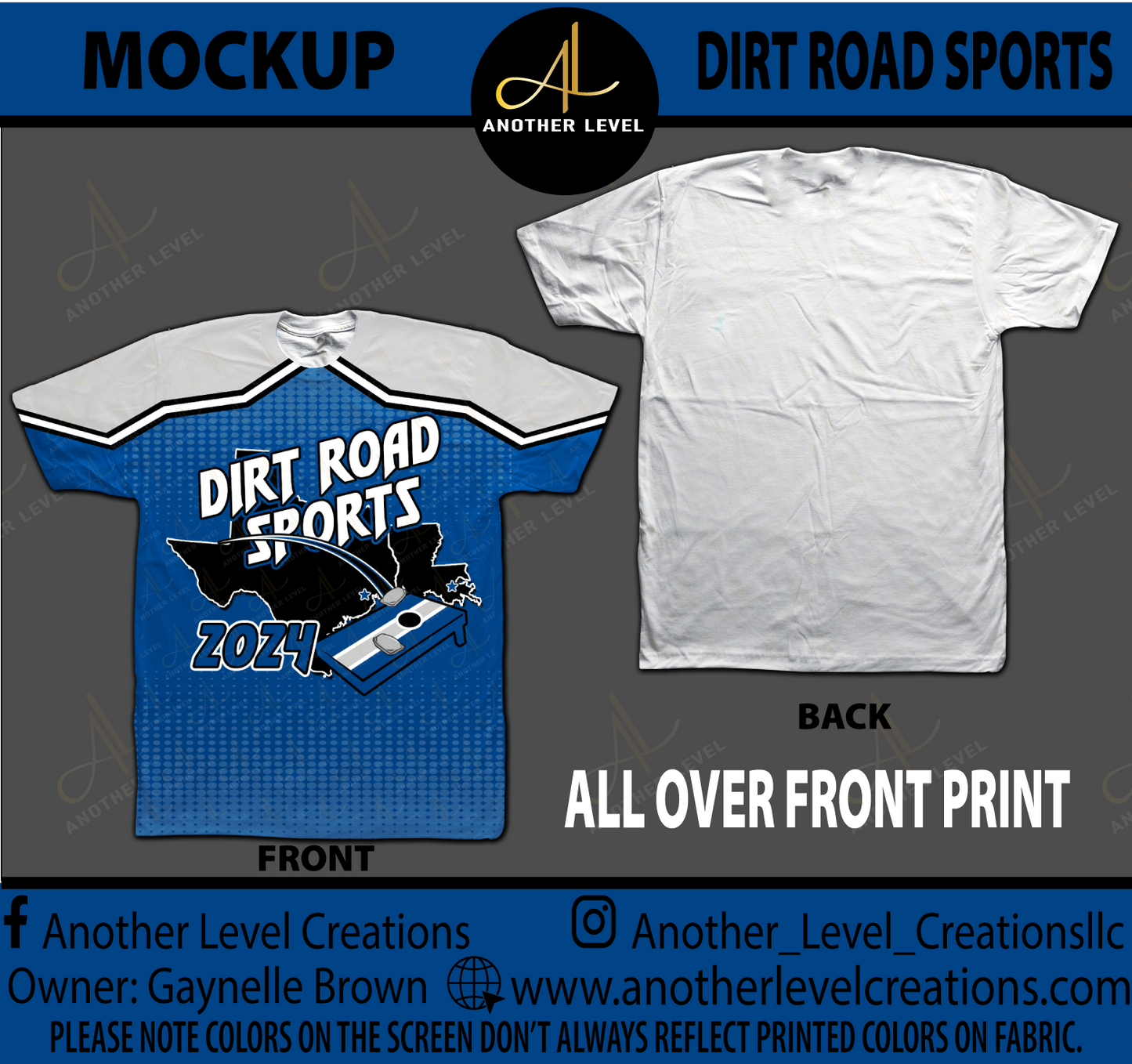 Dirt Road Sports 2024 Shirt - Order deadline Thursday, August 1st