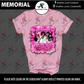 Cotton Pink DTF Center Print Shirt - Birdie
