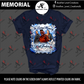 Cotton Navy DTF Center Print Shirt - Kris