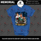 Cotton Royal Blue DTF Center Print Shirt - Dana