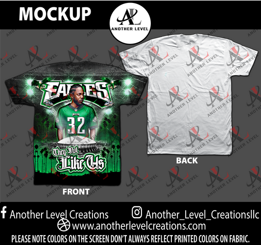 Superbowl -  All Over Print Front - Kendrick Lamar Eagles