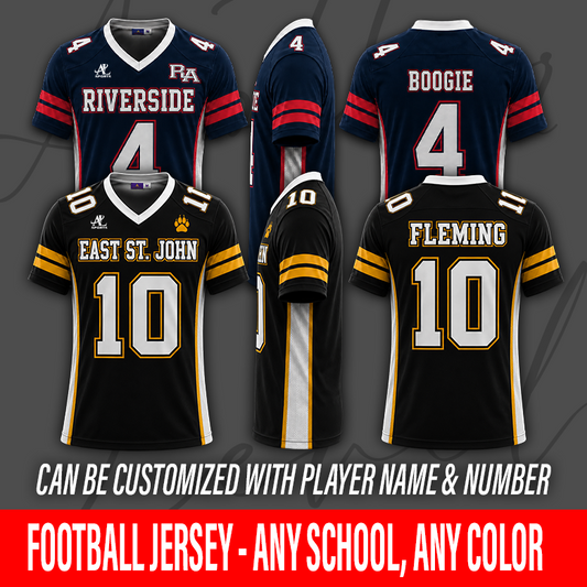 Custom Football Jersey – Any School, Any Colors