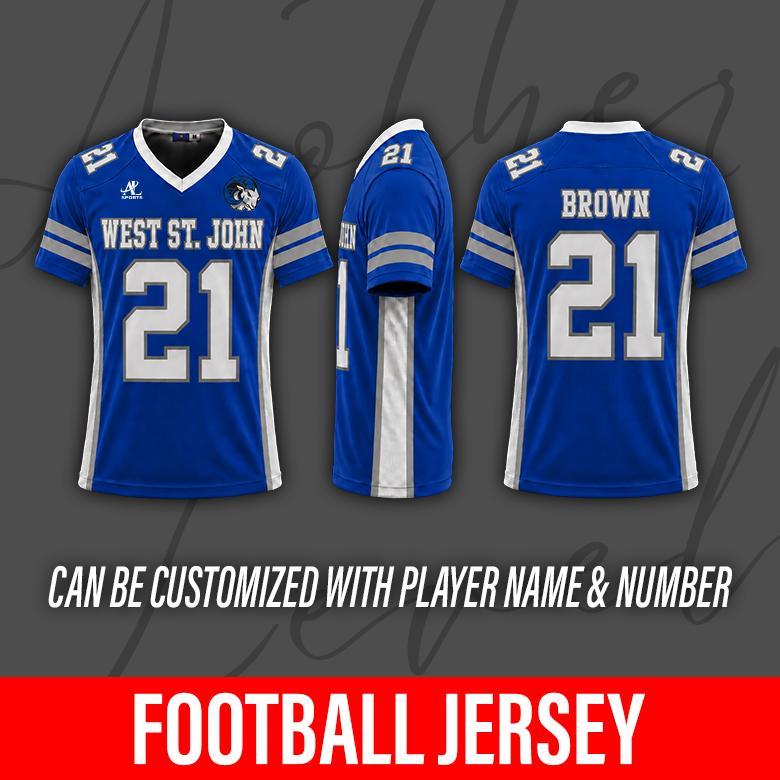 Football Jersey – West St. John High School