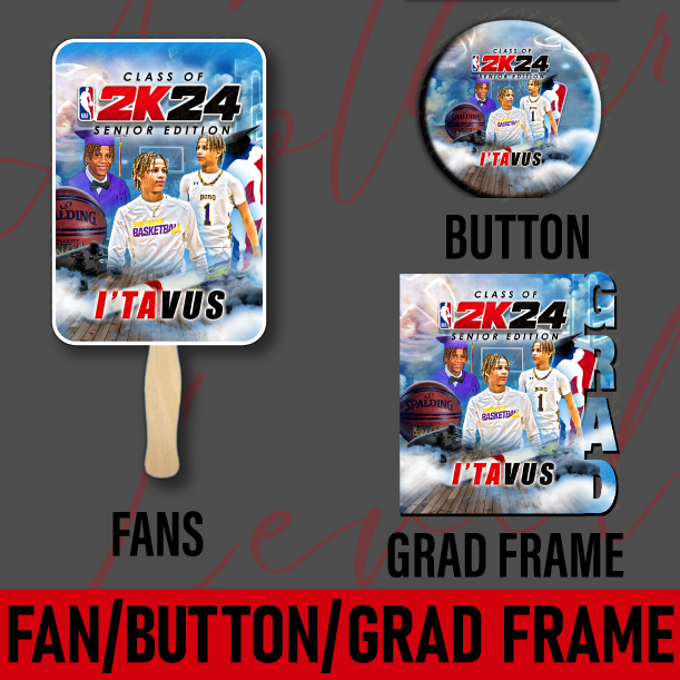 Graduation Fans (Set of 5)