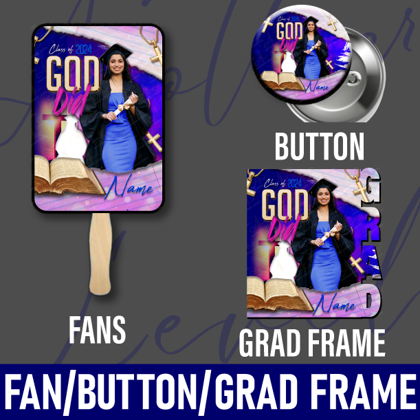 Graduation Fans (Set of 5)