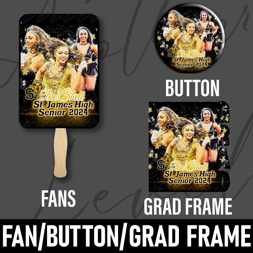 Graduation Fans (Set of 5)