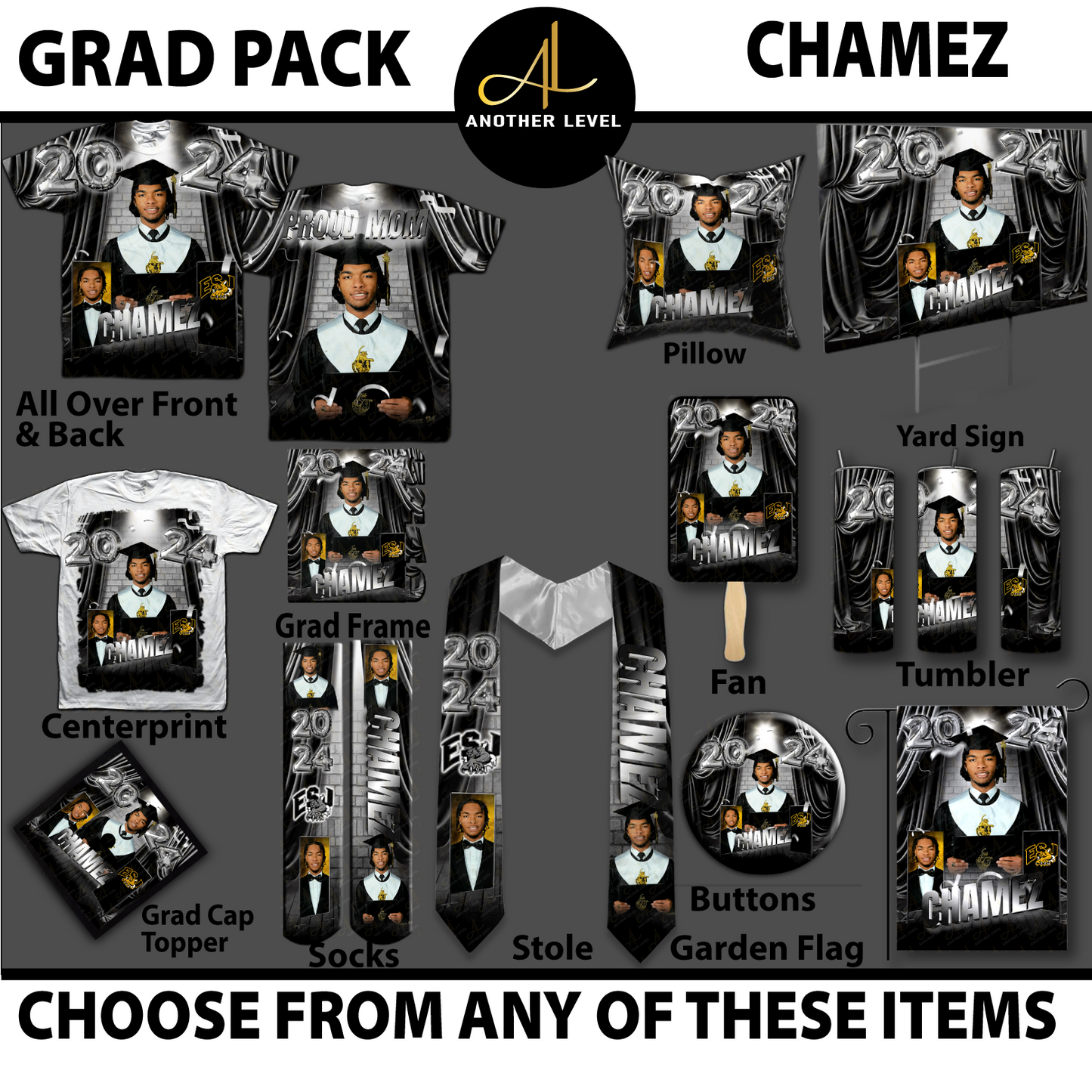 Chamez - Graduation Pack - Black Stage - Choose Any Item