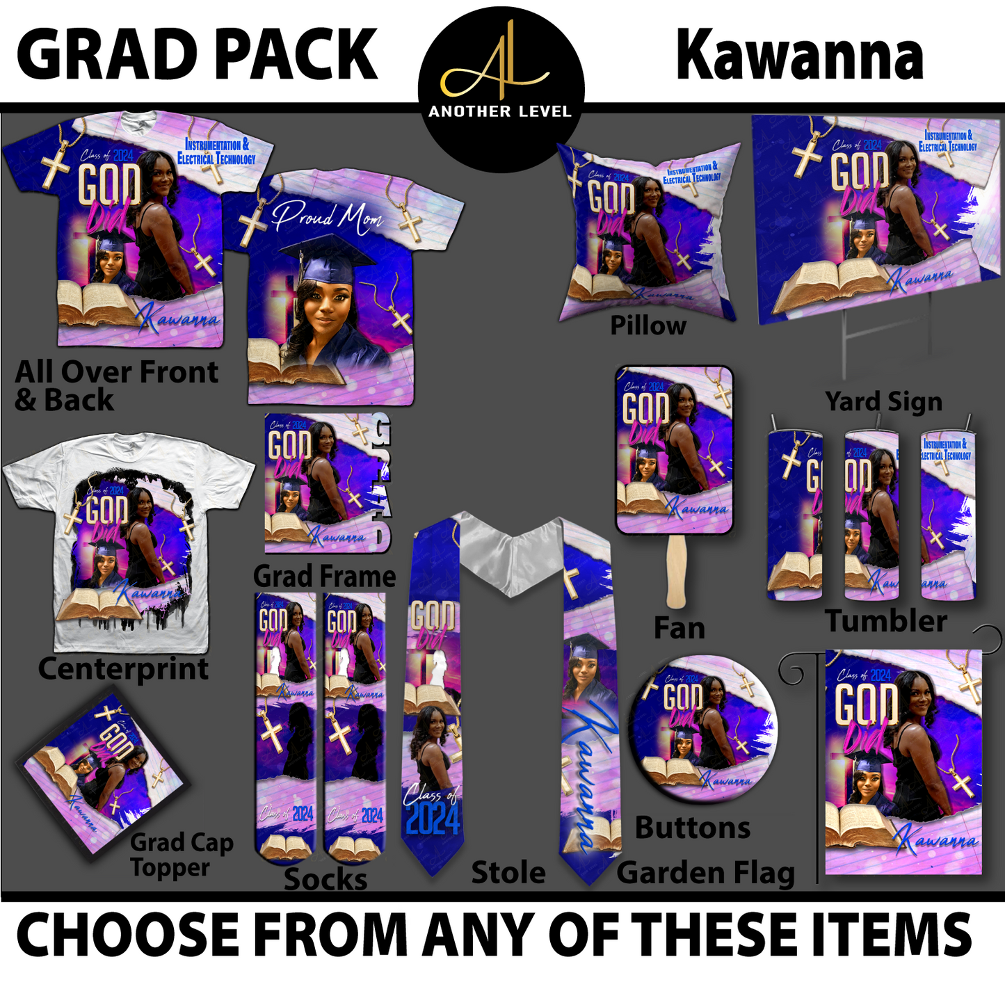 Kawanna - Graduation Pack - God Did - Choose Any Item