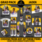 Jaden - Graduation Pack - Design C - Choose Any Item