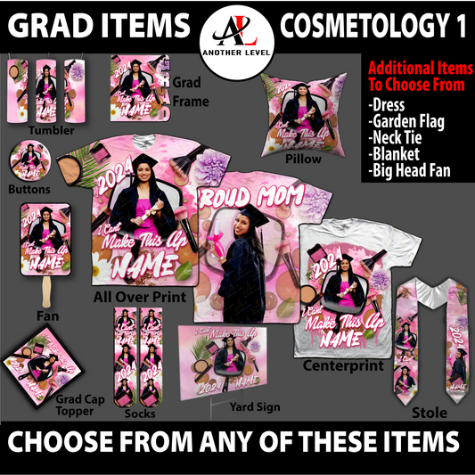 Graduation Items - Cosmetology Design 1