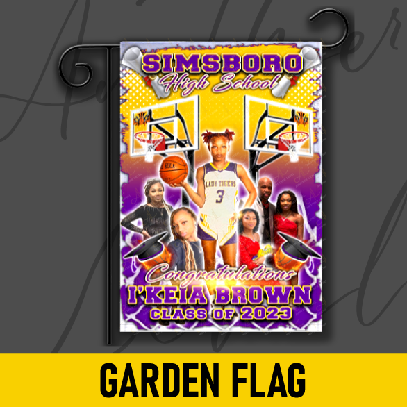 Graduation Garden Flag