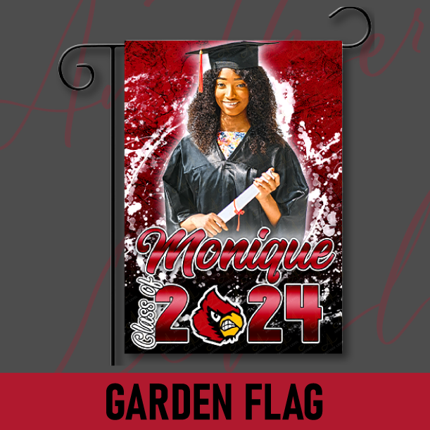 Graduation Garden Flag