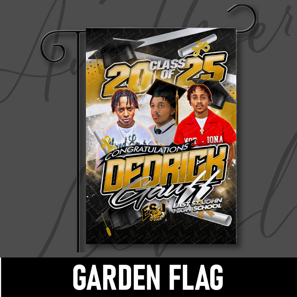 Graduation Garden Flag