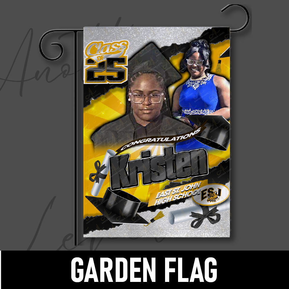 Graduation Garden Flag