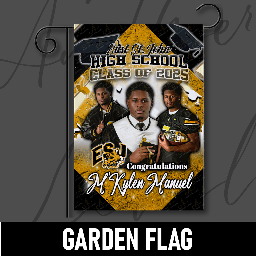 Graduation Garden Flag