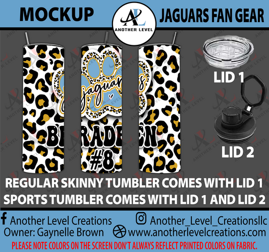 Jaguars Fan Tumbler 2