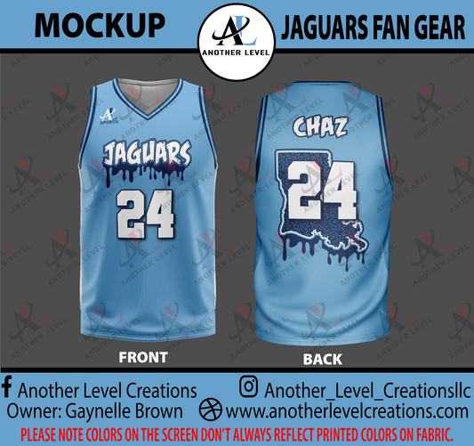 Jaguars Fan Basketball Jersey - Pre-Order Deadline Friday, March 28th