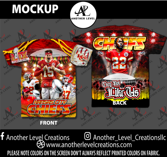 Superbowl -  All Over Print Front & Back - Kendrick Lamar Chiefs
