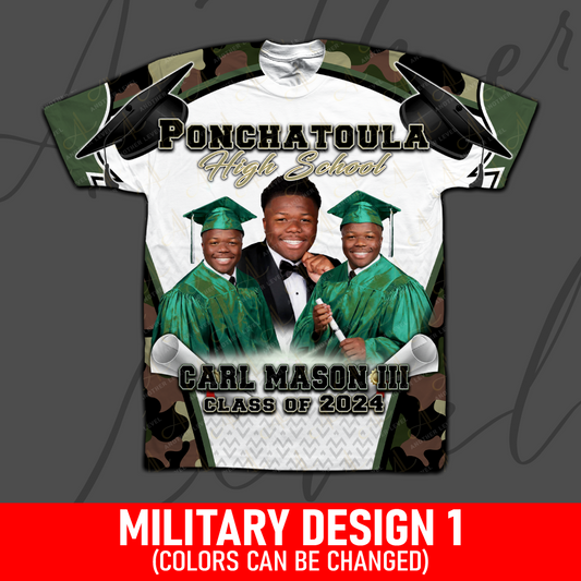 Graduation Shirt - MILITARY DESIGN 1