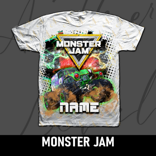 Monster Jam/Truck Center Print Shirt