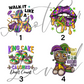 Unisex Mardi Gras Top White - Pick Design 1-28