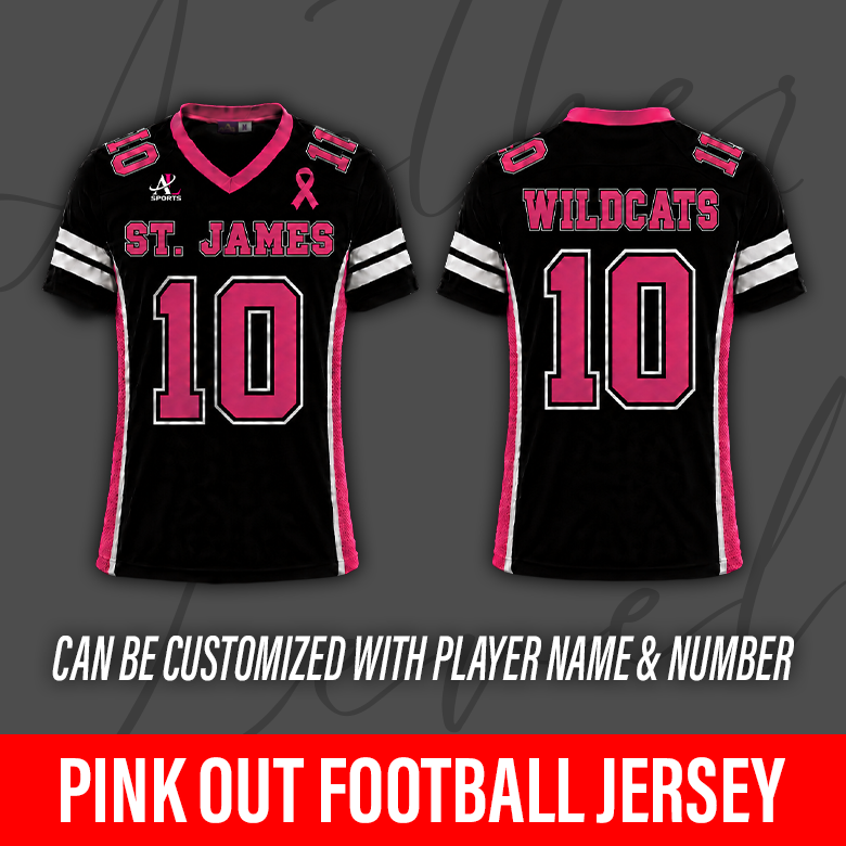 Pink Out Football Jersey – St. James High School