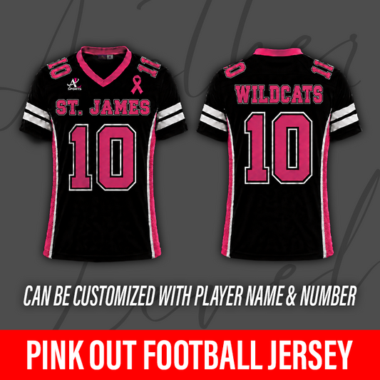 Pink Out Football Jersey – St. James High School