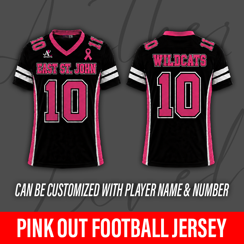 Pink Out Football Jersey – East St. John High School