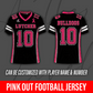 Pink Out Football Jersey – Lutcher High School