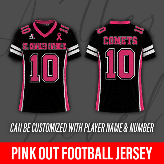 Pink Out Football Jersey – St. Charles Catholic High School