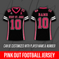 Pink Out Football Jersey – West St. John High School