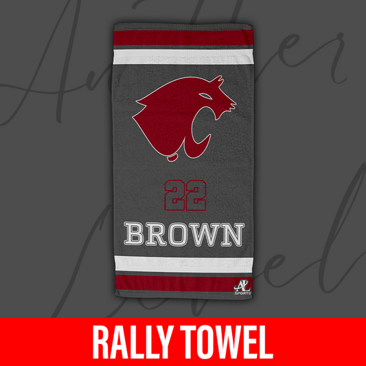 Personalized Rally Towel – Destrehan High School